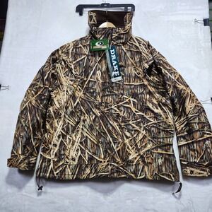 NWT Drake Waterfowl Systems Men's 2XL Camo Pullover Fleece Lined Jacket